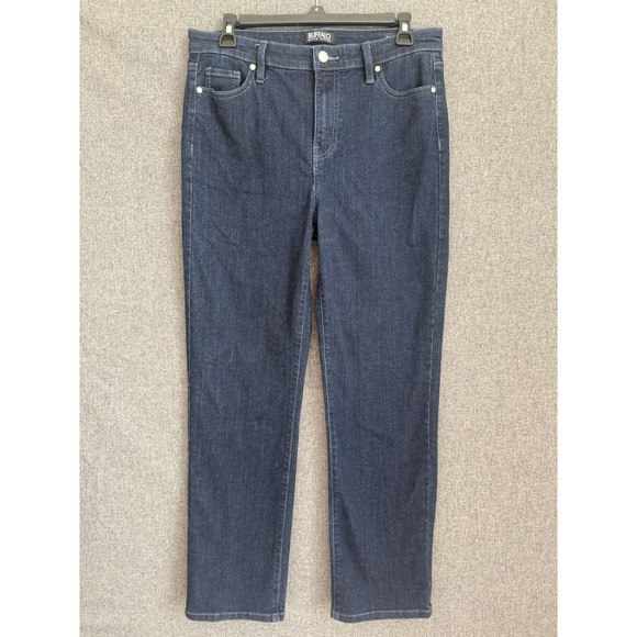 Buffalo David Bitton Jeans Denim - Buffalo David Bitton Alyssa High Rise Straight Jeans Womens 8/29 Blue Stretch